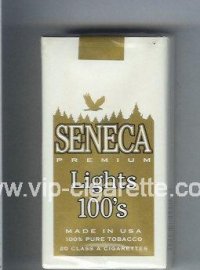 Seneca Premium Lights 100s cigarettes soft box