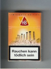 HB Limitierte Edition cigarettes hard box