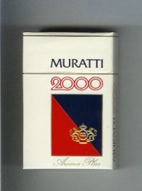 Muratti 2000 Aroma Plus cigarettes hard box