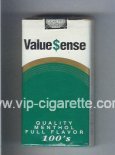Value Sense Quality Menthol Full Flavor 100s cigarettes soft box Value Sense Quality Menthol Full Flavor 100s cigarettes soft box