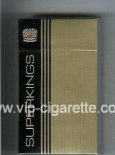 Superkings gold and black 100s Cigarettes hard box