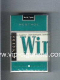 Winston Menthol cigarettes hard box