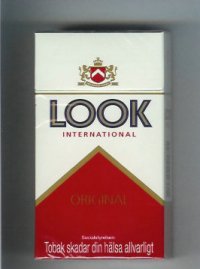 Look International Original 100s cigarettes hard box