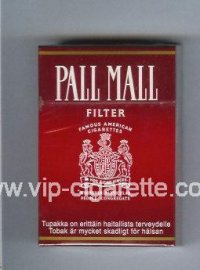 Pall Mall Famous American Cigarettes Filter cigarettes hard box