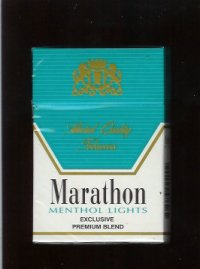 Marathon Menthol Lights Exclusive Premium Blend cigarettes hard box