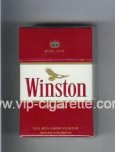 Winston with eagle from above Filters on red cigarettes hard box