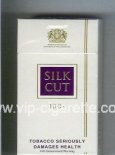 Silk Cut 100s cigarettes white and violet hard box