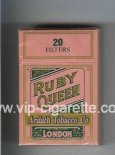 Ruby Queen Ardath Tobacco Co London cigarettes hard box