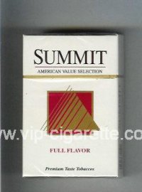 Summit Full Flavor Cigarettes hard box