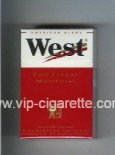 West 'R' Multifilter Full Flavor American Blend cigarettes hard box