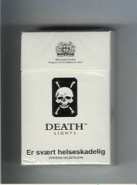 Death Lights cigarettes hard box