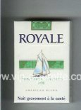 Royale Menthol Lights 5 mg American Blend cigarettes hard box