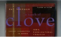 Nat Sherman Flavor in Filter cigarettes wide flat hard box