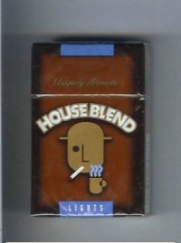 House Blend Lights cigarettes hard box