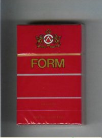 Form Medium American Blend red cigarettes hard box