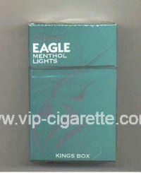 Silver Eagle menthol-lights cigarettes hard box
