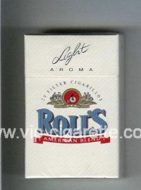 Roll's Light Aroma American Blend cigarettes hard box