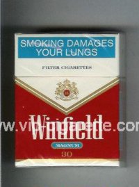 Winfield Magnum 30 Cigarettes red and white hard box