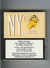 NYC White Avenue American Blend 25 cigarettes hard box