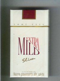Mild Extra Slim 100s cigarettes hard box