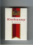Embassy Kings cigarettes hard box
