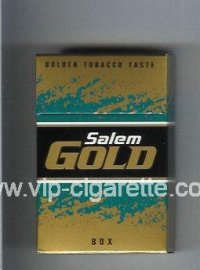 Salem Gold cigarettes hard box