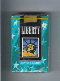 Liberty Menthol Lights cigarettes soft box