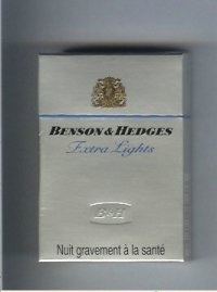 Benson Hedges Extra Lights cigarette France