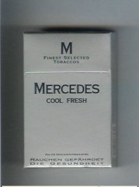 Mersedes Cool Fresh grey cigarettes hard box