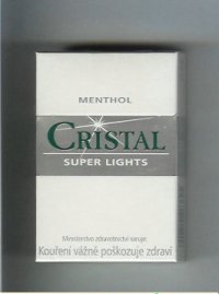 Cristal Menthol Super Lights cigarettes