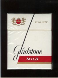 Gladstone Mild King Size 25s cigarettes hard box