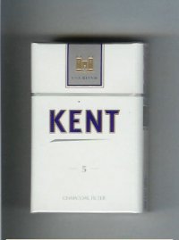 Kent USA Blend 5 Charcoal Filter cigarettes hard box