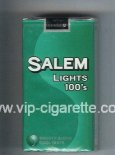 Salem Lights 100s cigarettes soft box