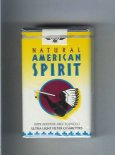 Natural American Spirit Ultral Light white and yellow cigarettes soft box