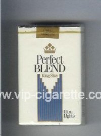 Perfect Blend King Size Ultra Lights cigarettes soft box