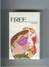 Free Jazz Pack Collection 1998 hard box Cigarettes Free Jazz Pack Collection 1998 hard box Cigarettes
