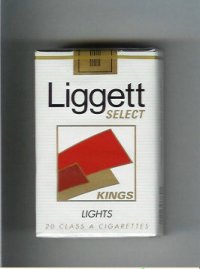 Liggett Select Kings Lights cigarettes soft box
