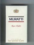 Muratti Super Lights 100s cigarettes hard box