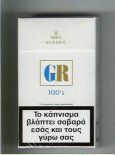 GR Classic white 100s cigarettes hard box GR Classic white 100s cigarettes hard box