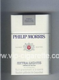 Philip Morris Extra Lights American Blend cigarettes hard box
