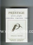 P Prestige Extra Lights Special Blend cigarettes hard box P Prestige Extra Lights Special Blend cigarettes hard box