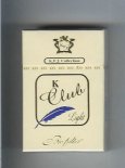 K Club Bio-filter Light cigarettes hard box K Club Bio-filter Light cigarettes hard box