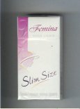 Femina Super Lights Slim Size 90s cigarettes hard box