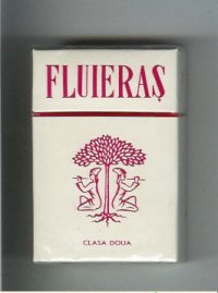 Fluieras white cigarettes hard box