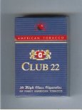 Club 22 cigarettes Full Flavor American Tobacco Greece