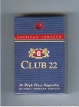 Club 22 cigarettes Full Flavor American Tobacco Greece Club 22 cigarettes Full Flavor American Tobacco Greece