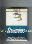Stewardess cigarettes white and blue soft box Stewardess cigarettes white and blue soft box