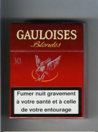 Gauloises Blondes 30s red Cigarettes hard box