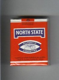 North State Filtertip cigarettes orange soft box