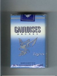 Gauloises Brunes Legeres cigarettes soft box